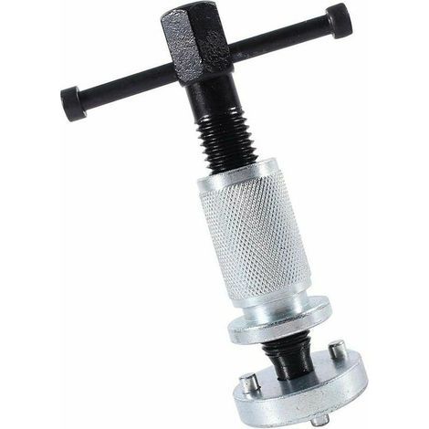 Kit d'outils pour le rembobinage des pistons d'étrier de frein lors du remplacement du disque, comprenant l'outil et les adaptateurs. (1/4)