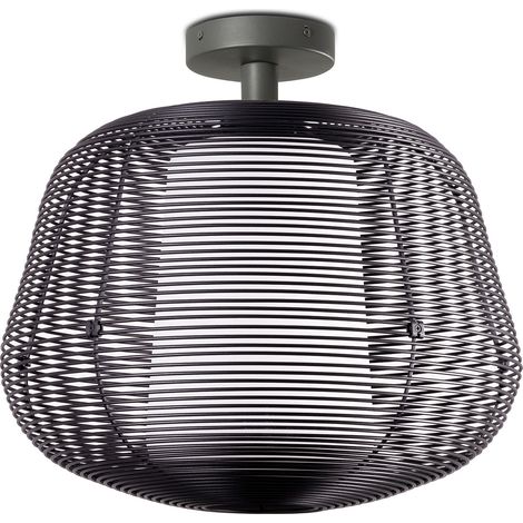 NARA S Sospensione fissa nero 1xE27