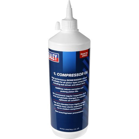 Sealey CPO1S Compressor Oil 1L