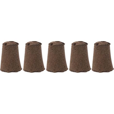 50 blocs de tourbe pour semis, idéaux pour la culture hydroponique hors-sol et la germination des plantes (HRD TN0314) (1/5)