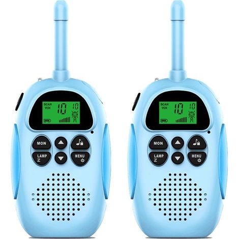 (2 pièces bleues) Talkie-walkie rechargeable pour enfants-Online Store (1/5)