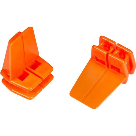 BlueSpot L Shaped Corner Blocks Brick Laying Builders Brick String Line 2pc (1/2)