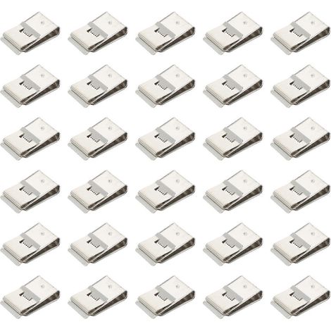 30 clips de fixation pour câbles de panneaux solaires en acier inoxydable, pour cadres de remorque (1/5)