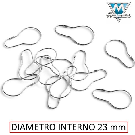 ANELLO A PRESSIONE 205/1 IN FERRO NICHELATO DIAMETRO 23 MM (1/2)