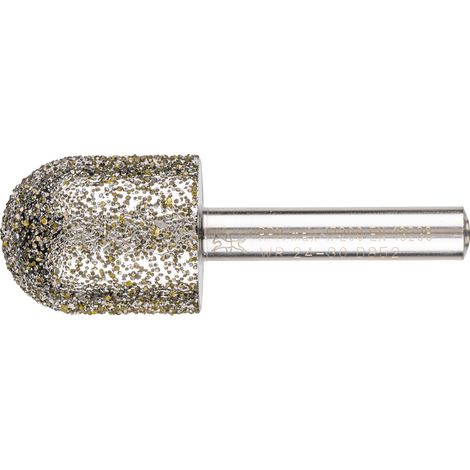 PFERD TOOLS Diamant-Schleifstift Walzenrund 24x30x8 mm D852 zum Schleifen von Grau-und Sphäroguss