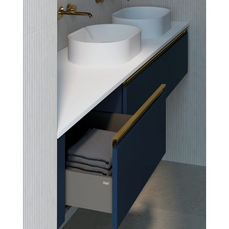 Top Bianco lucido 80 cm