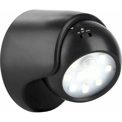 Outdoor Wall Light with Motion Sensor 1000 Lumen LED Outdoor Lighting Cordless Battery Powered Lighting 360 Degree Swivel and Tilt (1/3)