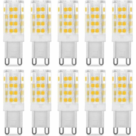 G9 LED-Lampe, 5 W, entspricht 40 W, Warmweiß 3000 K, 220–240 V, 360° Abstrahlwinkel, 10er-Pack (1/5)