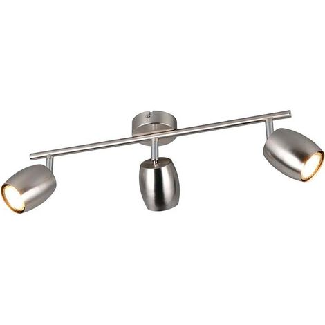 Reality Deckenstrahler 3er Spot Nancy GU10 nickel matt (1/5)