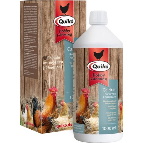 Quiko Hobbyfarming Calcium Konzentrat für Hühner und Geflügel 1 L (1/3)
