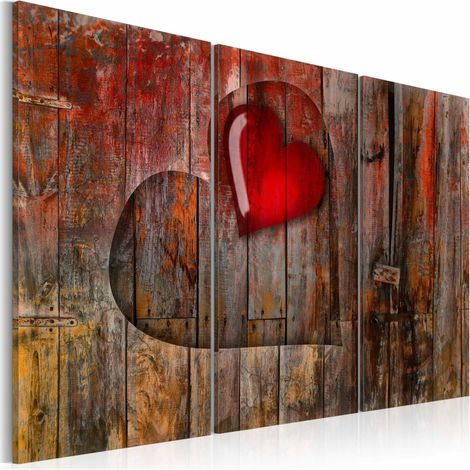 Tableau coeur à coeur - 90 x 60 cm (1/4)