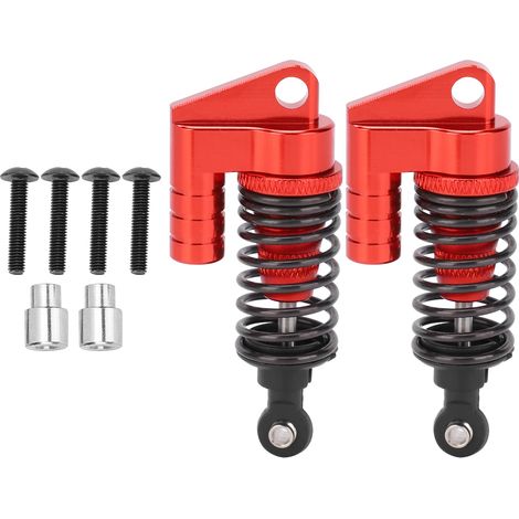 Amortisseur Métallique Rc - Pour Voiture Télécommandée 1/10 - Compatible Lotra Traxxas Tamiya Axial - Lot De 2 (1/5)