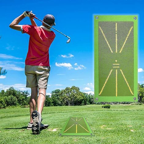 Tapis d'entraînement de golf pour la détection du swing et la frappe (1/5)