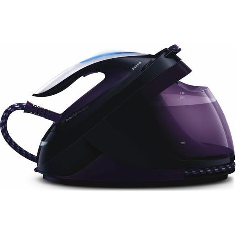 Philips – Centrale vapeur 7,5 bars – Pressing 500 g/min – Débit vapeur 150 g/min – Système sans réglage – Semelle T-ionicGlide - GC9650