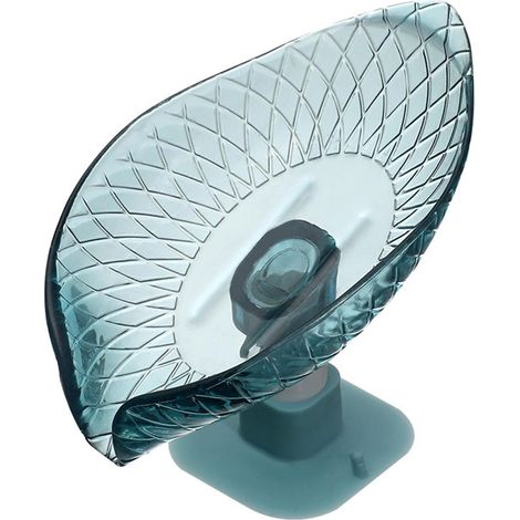 Égouttoir à savon transparent à ventouse - Porte-savon de douche, porte-serviettes pour la maison - Porte-savon portable pour la piscine et les voyage (1/5)