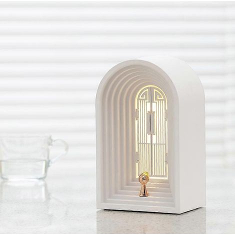Lampe de bureau LED, lampe de chevet créative, veilleuse avec enceinte Bluetooth rechargeable (1/5)