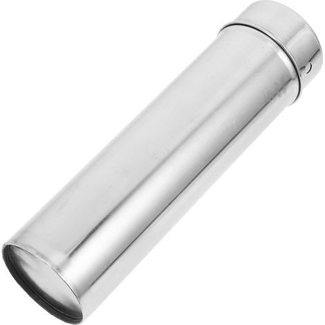 Tube de Rangement en Laboratoire Domicile et Compte-gouttes en Acier Inoxydable Argenté, Grosse Capacité, Compact et Portable, Support Pratique pour Pipettes (1/5)