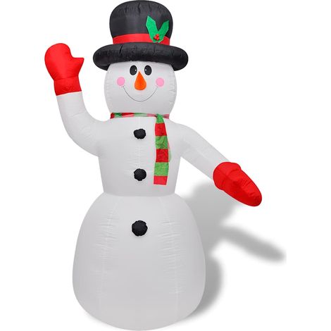 Bonhomme de Neige Gonflable Lumineux LED Décoration Noël Maison Jardin 240 cm - PANGIVO (1/4)
