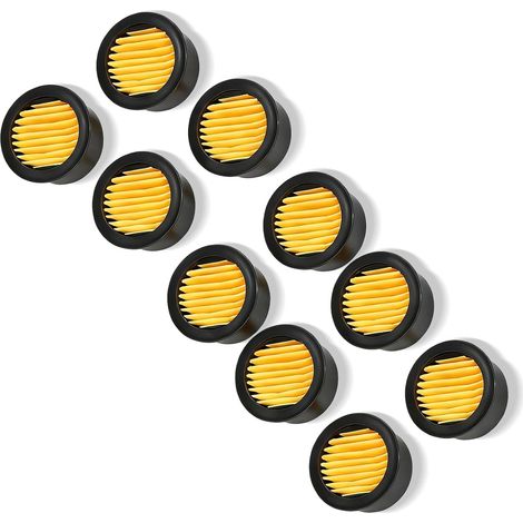 Lot de 10 éléments filtrants de rechange pour compresseur d'air, 58 mm x 24 mm, pièces de rechange internes pour compresseurs à piston (1/5)