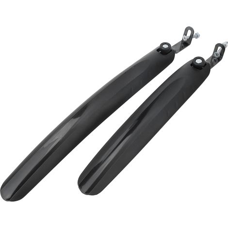 Paar Schutzbleche für Vorder- und Hinterrad von Mountainbikes und Rennrädern (Schwarz) (1/5)