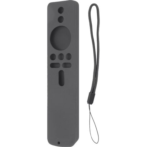 Housse silicone antivol pour Xiaomi TV Stick 4K, étui antidérapant pour télécommande avec dragonne grise (1/5)