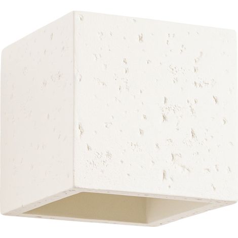 Lámpara de pared cuádruple de hormigón beige (1/2)