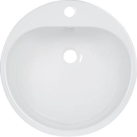 Evier a encastrer Alape EW3 sans trop-plein, diam. 475 mm blanc (1/2)