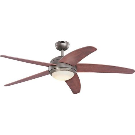 [GEBRAUCHT] B-Ware Westinghouse Deckenventilator Bendan Holz leise mit Fernbedienung LED Licht (1/2)