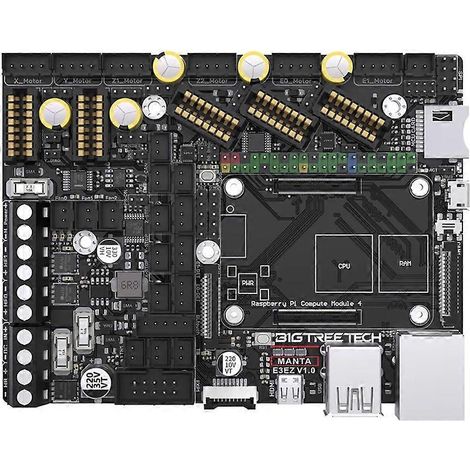 Carte mère BIGTREETECH Manta E3EZ V1.0 pour imprimante 3D (contrôle silencieux 32 bits) (1/5)