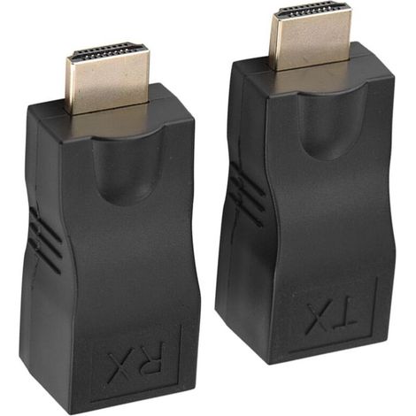 SJLERST 2x HDMI 30m vers RJ45 câble réseau Extender convertisseur répéteur sur CAT‑5e CAT6 (1/5)