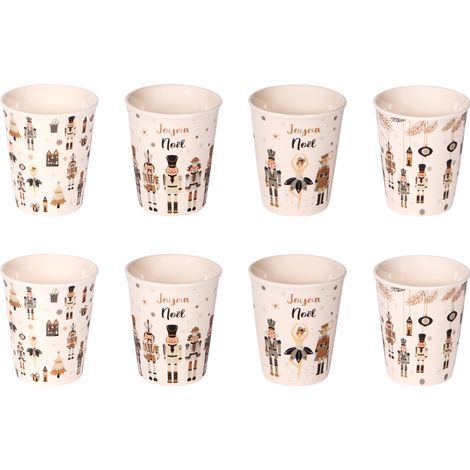 Table Passion - Coffret de 8 tasses Nutcracker 11 cl