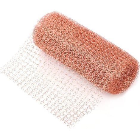 Grillage anti-rongeurs en cuivre - Cuivre pur - Longueur 3 m - Largeur 12,7 cm - Ininflammable - Inoxydable (1/5)