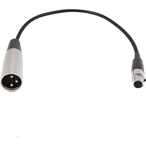 Mini-XLR-Stecker auf 3-polige XLR-Buchse auf 3-poligen XLR-Stecker Adapterkabel für Gürteltasche und Mikrofonbuchse (1/5)