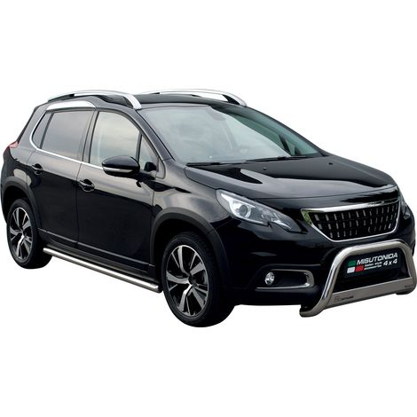 Pare-buffle Avant pour Peugeot 2008 2016-2019 63 mm en Acier Gris (1/5)