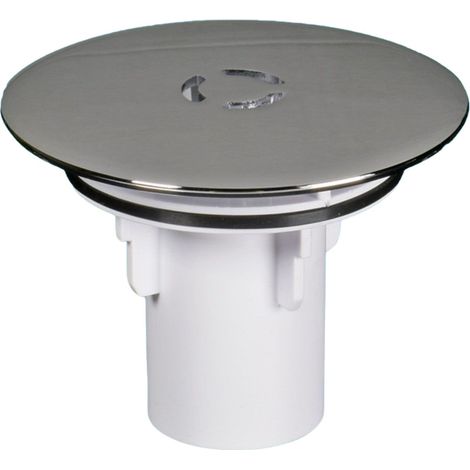 McAlpine Chrome Brass Flange & Dip Tube for Shower Traps
