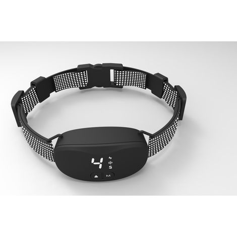 Collar antiladridos para perros, automático, con modo de vibración y sonido, resistente al agua IP67, recargable, color negro. (1/5)