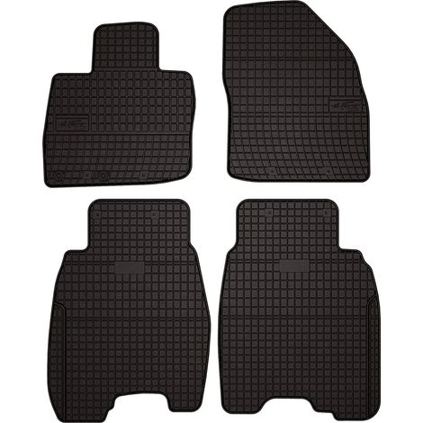 Tappetini in gomma per auto per: Honda Civic VIII (UFO) hatchback (2006-2012) - neri, su misura (1/5)