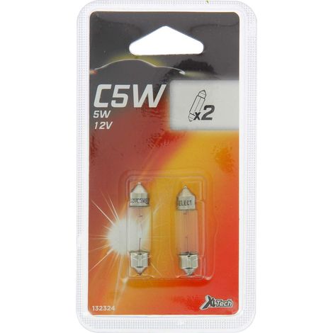XLTECH 2 ampoules Navettes C5W 12V (1/3)