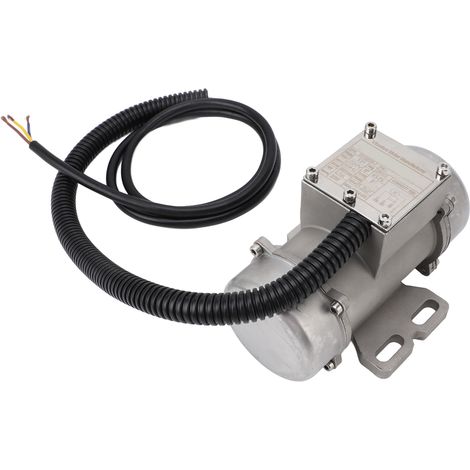Moteur vibreur béton électrique acier inoxydable 3000 tr/min IP65 pour table vibrante à sable 20W 25kg (1/5)
