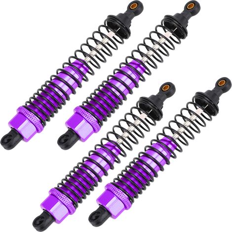 Lot de 4 amortisseurs métalliques 1:10 pour camions monstres HSP/Redcat Exceed RC (référence 108004). (1/5)