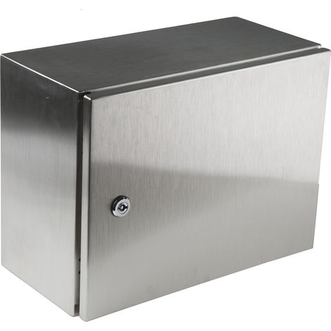 Coffret mural RS PRO en Acier inoxydable 304 dim. ext. 400 x 300 x 200mm, IP66 ( Prix pour 1 ) (1/3)