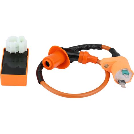 Bobina di accensione, Yosoo Universal CDI Ignition Bobin Plug Parti motore in plastica Ricambi Accessori esterni per GY6 50CC 125CC 150CC ATV Scooter Racing.