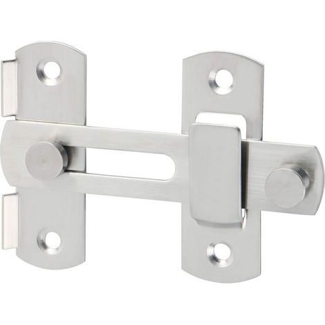 Verrou Porte Coulissante Serrure Volet Loquet Porte Verrou Portail à Bascule Boulon avec Vis pour Porte,Fenêtre,Placard et Jardin (1/5)