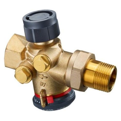 OVENTROP Druckunabhängiges Regelventil Cocon QTZ mit Verschraubung und Innengewinde PN 16 DN 15, R 1/2 x Rp 1/2, 150-1050 l/h, ohne Messventile, EZB Messing, 1145704 (1/5)