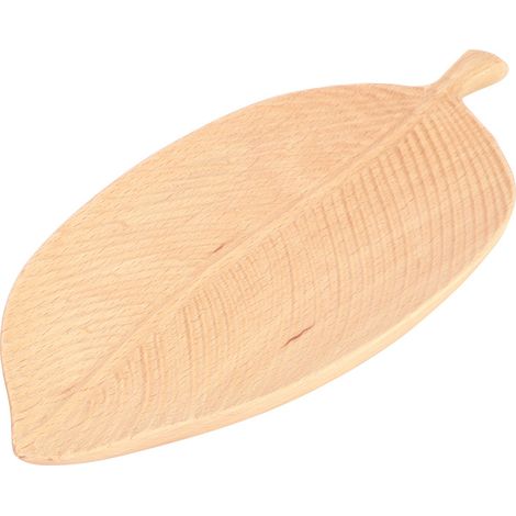Blattförmige Holzplatten, Aufbewahrungstabletts, Teetablett, Desserttablett, Abendessen, Brottablett, Obsttablett, Snacktabletts, Speisenpräsentationsschalen, Schnitzstil (1/5)