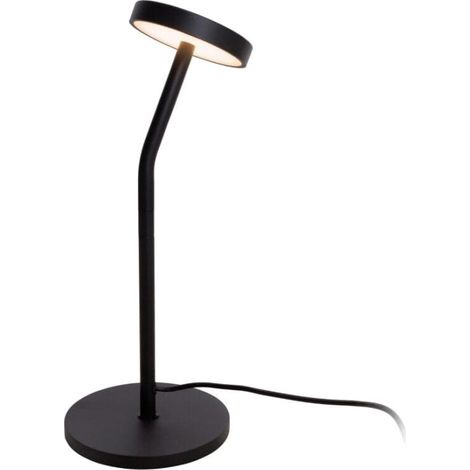 Lampada da tavolo moderna nera curva LED 6W Ibiza Maxlight (1/3)