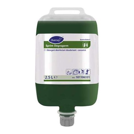 Détergent désinfectant colis de 2x2,5L - Diversey