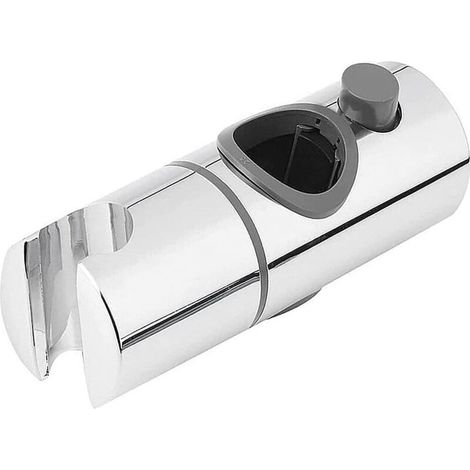 Verstellbare Duschhalterung aus ABS, Duschkopfhalterung für Standard-Rundduschstangen mit 25 mm Durchmesser (1/4)