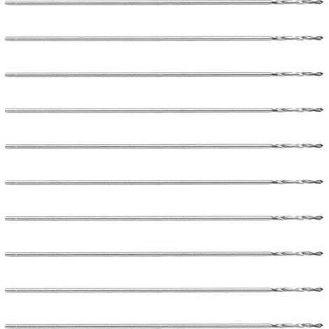 Petit Foret 0,3 Mm, Petit Foret Haute dureté 0,3 Mm, Embouts Hélicoïdaux Durables avec Boîtier en Plastique pour le Poinçonnage de Perles. (1/5)