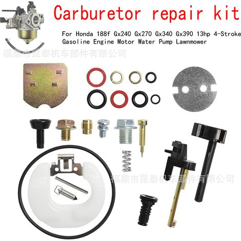 Carburetor repair kit for 188f Gx240 Gx270 Gx340 Gx390 13hp 4-Stroke (1/5)